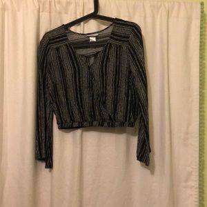 Crop top with Bell Sleeves